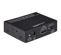 Amazon Basics Convertidor extractor 4K a 30Hz, HDMI a HDMI y audio (RCA estéreo o Spdif), negro