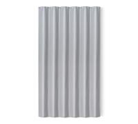 Amazon Basics - Cortina de ducha de poliéster de estilo moderno, secado rápido, 183 x 183 cm, color Gris oscuro