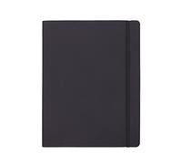 Amazon Basics Cuaderno en blanco de tapa blanda, tamaño XL, 25 x 20 cm, Negro