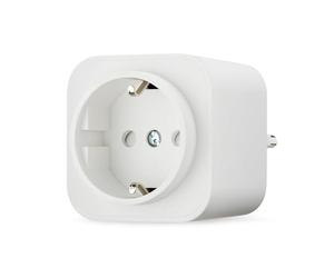 Amazon Basics Enchufe inteligente de una toma para interiores, solo para uso con Alexa, paquete de 1, color blanco, EU