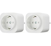 Amazon Basics Enchufe inteligente de una toma para interiores, solo para uso con Alexa, paquete de 2, color blanco, EU