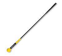 Amazon Basics Entrenador de swing para golf, 122 cm, Negro/Amarillo