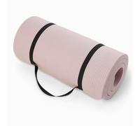 Amazon Basics Esterilla de yoga extragruesa de 2.5 cm con correa de transporte, Rosa