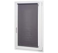 Amazon Basics Estor opaco y enrollable, con revestimiento de color a juego, 56 x 150 cm, Gris oscuro