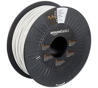 Amazon Basics Filamento para impresora 3D, ácido poliláctico (PLA), 1.75 mm, cinta de 1 kg, gris claro