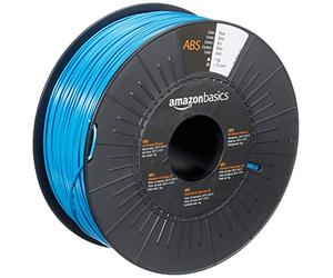 Amazon Basics Filamento para impresora 3D, plástico ABS, 1.75 mm, cinta de 1 kg, azul