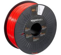 Amazon Basics Filamento para impresora 3D, plástico ABS, 1.75 mm, cinta de 1 kg, rojo
