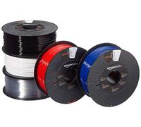 Amazon Basics Filamento para impresora 3D, tereftalato de polietileno (PETG), 1.75 mm, 5 unidad cintas de 1 kg cada una, 5 colores diferentes