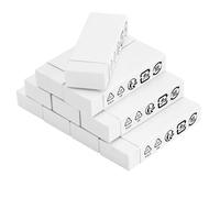 Amazon Basics Goma de borrar, 10 unidades, color blanco