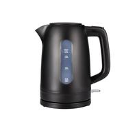 Amazon Basics Hervidor de Agua Eléctrico 1,7L, 2200 W, Libre de BPA con Base 360°, Apagado Automático y Filtro Antical Extraíble, Negro Mate