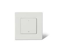 Amazon Basics Interruptor inteligente, 1 vía, compatible con Alexa, no requiere concentrador, necesita cable neutro, blanco, paquete de 1, 8 x 8 x 3,6 cm