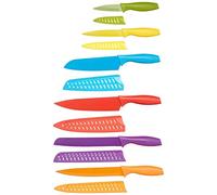 Amazon Basics Juego de Cuchillos de Colores, 12 Unidad, Surtido