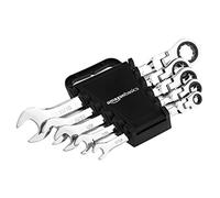 Amazon Basics Juego de llaves de trinquete flexibles, SAE, 5 unidad