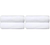 Amazon Basics Juego Toallas Baño 100% Algodón Toalla Ducha 70x140 cm, Blanco, Pack 2 Unidades (Paquete de 2)