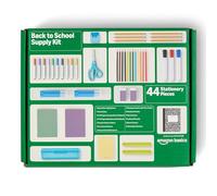 Amazon Basics - Kit de material para la vuelta al cole, 44 Unidad, Multicolor
