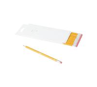 Amazon Basics Lápices HB de grafito con recubrimiento de madera, preafilados, sin manchas, punta de goma de borrar, escuela, niños, paquete de 12