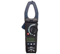 Amazon Basics Medidor de abrazadera, CA y CC de 600 A, valor eficaz RMS, NCV, linterna, cuenta hasta 6000, Negro