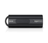 Amazon Basics Memoria Flash USB 3.1 de 256 GB, velocidad de lectura de hasta 130 MB/s, Negro