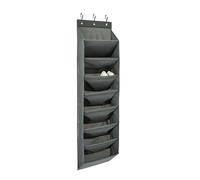 Amazon Basics Organizador de zapatos para puerta con 8 niveles, grande, color carbón