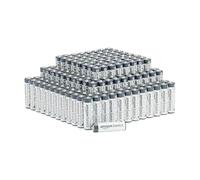 Amazon Basics - Paquete de 150 pilas industriales alcalinas AA, 1,5 voltios, vida útil de 5 años