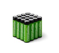 Amazon Basics paquete de 16 pilas AA NiMH recargables, 2000 mAh, 1,2 V, se recargan hasta 1000 veces, precargadas