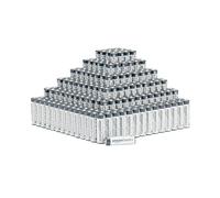 Amazon Basics - Paquete de 300 pilas industriales alcalinas AA, 1,5 voltios, vida útil de 5 años