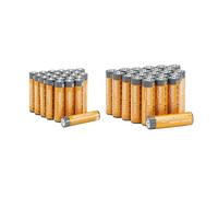 Amazon Basics - Paquete de 48 pilas alcalinas AA y AAA de alto rendimiento, 24 pilas AA y 24 pilas AAA, 1,5 voltios, vida útil de 10 años