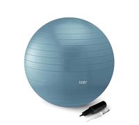 Amazon Basics - Pelota para Ejercicios de Yoga, 58-66 cm de diámetro, Color Turquesa