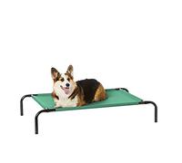 Amazon Basics Perro Cama elevada refrescante para mascotas, Medium, Verde
