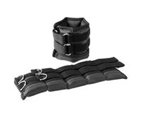 Amazon Basics Pesas ajustables para tobillo y muñeca para mujeres y hombres, 2,5 libras cada una, juego de 2