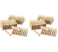 Amazon Basics Pinzas de Madera con Resorte, Paquete de 200