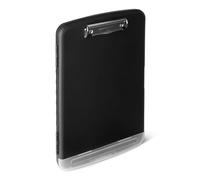 Amazon Basics Portapapeles con almacenamiento, para enfermería, de alta capacidad con soporte para bolígrafos, 1 paquete, 36.5 x 25 x 3.8 cm, A4, Negro