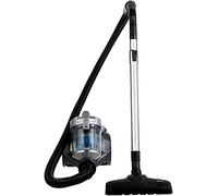 Amazon Basics Potente aspirador de cilindro sin bolsa, para suelos duros y alfombras, filtro HEPA, compacto y ligero, 700 W, 1,5 l (UE), Negro