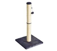 Amazon Basics Rascador para gatos de interior, estándar con juguete colgante, 80 cm, gris