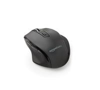 Amazon Basics Ratón inalámbrico ergonómico, DPI ajustable, negro