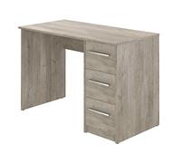 Amazon Basics Rectangular Idro Modern - Escritorio con 3-cajones, 56 x 110 x 73,5 cm (Efecto Roble) (Antes éramos Movian)