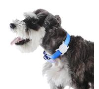 Amazon Basics Soporte de Collar para AirTag para Perros, Ajuste Universal, Paquete de 2