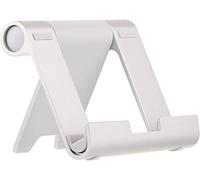 Amazon Basics Soporte multiángulo portátil para Tablets, e-Readers y teléfonos - Plateado