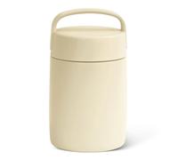 Amazon Basics Tarro Aislante de Acero Inoxidable para Alimentos Fríos y Calientes, a Prueba de Fugas, 473ml, Marfil