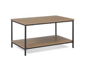 Amazon Basics Tavolino da caff Rettangolare, Rovere, 50,5cm x 80cm x 42cm