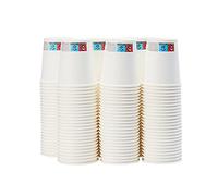 Amazon Basics Vaso de papel para bebidas calientes, 207 ml, 150 unidades, Blanco