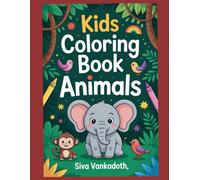 Amazon Book Details for a Children’s Animal Coloring Book (Ages 3-6)