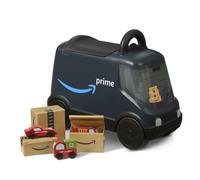 Amazon Delivery Van Ride On Toy for Kids Blue Toddler Ride on Toy for Ages 2+ Amazon Exclusive