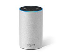 Amazon Echo (2.ª generación) - Altavoz inteligente con Alexa, tela de color gris claro