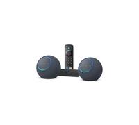 Amazon Echo Dot Max (última gen.) x2, Antracita + Fire TV Stick 4K Plus - Úsalos como altavoces de TV inalámbricos, con Acceso Anticipado a Alex