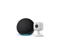 Amazon Echo Dot (última gen.), Antracita + Cámara Mini 2K+ Blink, Blanco - Controla tu cámara con Alexa, con Acceso Anticipado a Alex