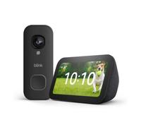 Amazon Echo Show 5 (última gen.), Antracita + Blink Videotimbre cableado 2K+, Negro - Ve quién está en tu puerta en el Echo Show, con Acceso Anticipado a Alex
