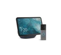 Amazon Echo Show 8 (última generación), Gris grafito + Ring Videotimbre con batería (Battery Video Doorbell) (última gen.), Gris moteado