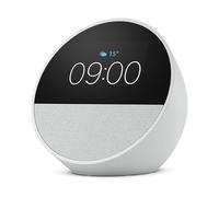 Amazon Echo Spot (2024), blanco + enchufe para exteriores Nedis SmartLife