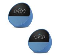 Amazon Echo Spot 2024 Despertador Inteligente con Sonido de Calidad y Alexa Azul 2 Unidades